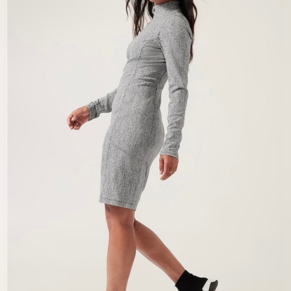 NWT Athleta Delancey Textured Dress Size 2X. - Picture 4 of 9
